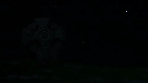 Old stone cross Vidéo 10689396