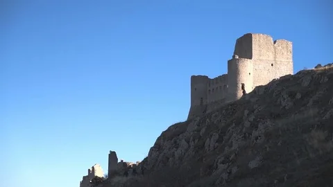 Old Stone Fortress Stock Footage 84332298