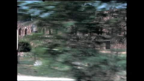 Old Stone Fortress Stock Footage 276292397