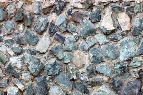 Old stone foundations and wall Stock Photos