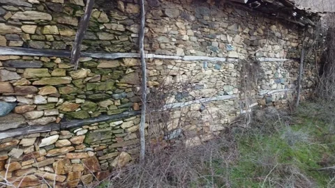 Оld stone house Video stock 170021786