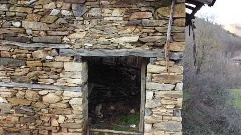 Оld stone house Video stock 170021792
