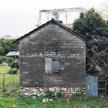 Old stone house with a rustic charm in the countryside Stock Photos