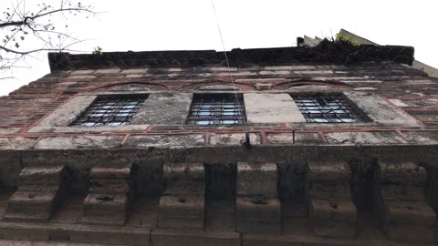Old stone houses Stock Footage 145287754
