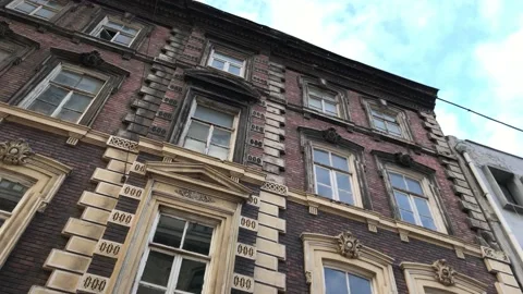 Old stone houses Stock Footage 145289192