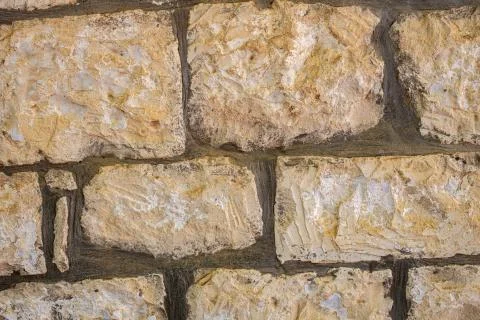 Old stone masonry Foto stock