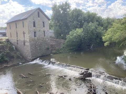 Old Stone Mill Stock Photos