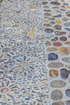 Old stone pavement Stock Photos