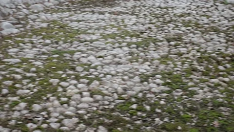 Old Stone Road. Cobble-Stone Road. Cobble-Stone Background. Stock Footage 196511928