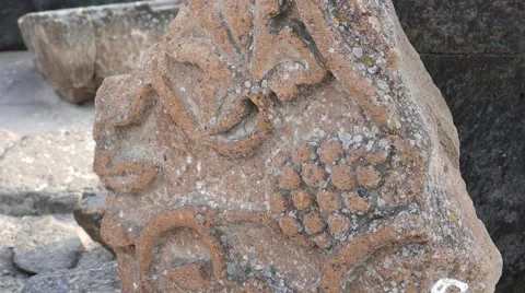 Old Stone Sculpture Stock Footage 58686226