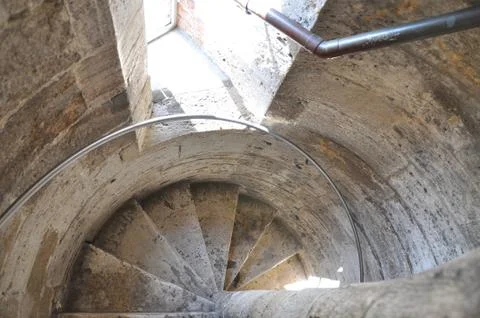 Old stone staircase Stock Photos