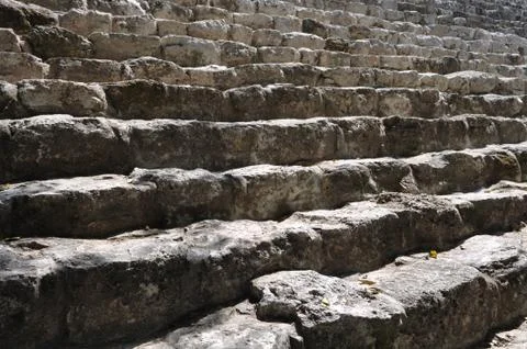 Old stone steps Foto stock