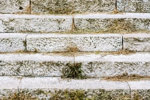 Old stone steps. Stock Photos