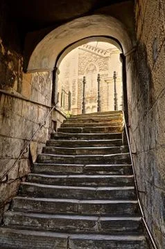 Old stone steps Stock Photos