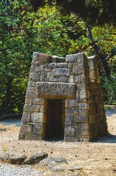 Old Stone Structure in Serres Forest, Northern Greece. Stock Photos