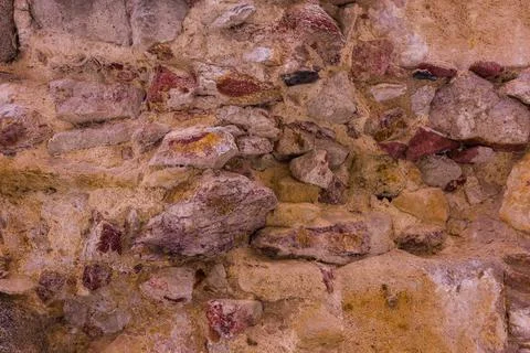 Old stone texture background wall pattern. abstract and rough wallpaper Stock Photos