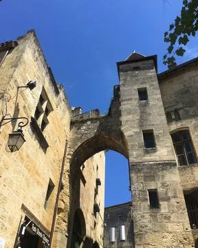 Old Stone Town Tower Stock Photos