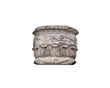 Old stone vase 스톡 사진