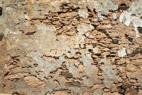 Old stone wall background Stock Photos