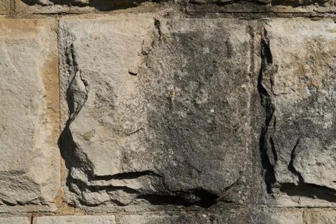 Old stone wall as background Stock Photos