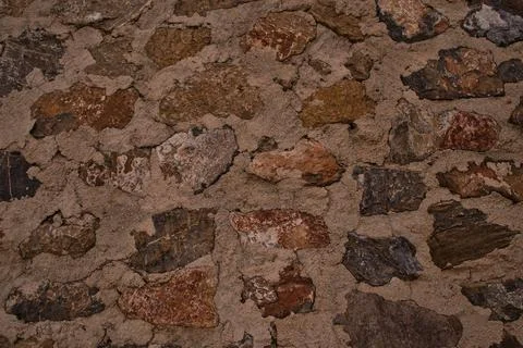 Old stone wall, for background Stock Photos