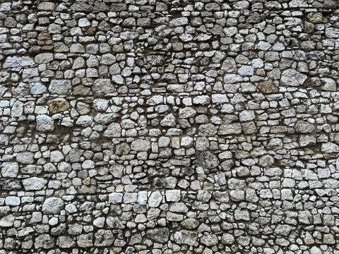 Old stone wall background Stock Photos
