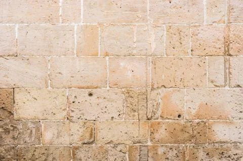 Old stone wall background texture Stock Photos