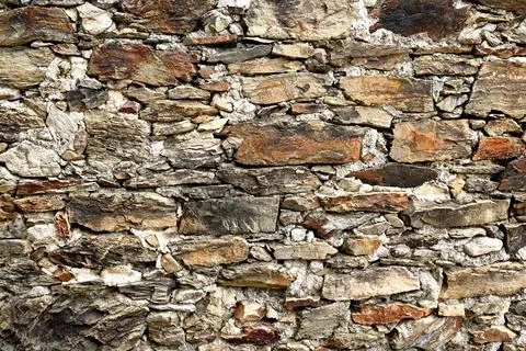 Old stone wall. Banner background Foto stock