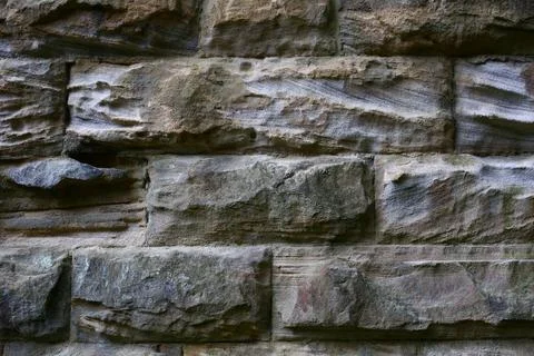 Old Stone Wall Close Up Background 写真素材