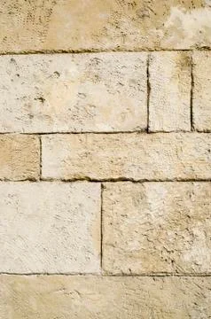 Old stone wall closeup 库存照片