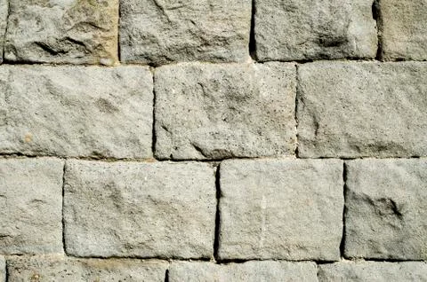 Old stone wall closeup 库存照片