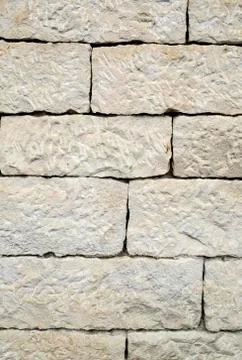 Old stone wall closeup Foto stock