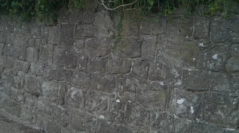 Old Stone Wall Vídeo Stock 8562756