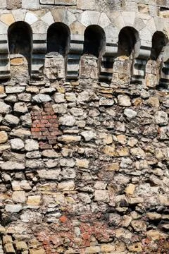 Old stone wall Stock Photos