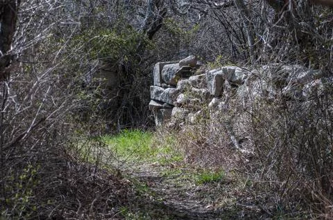 Old stone wall Stock-Fotos