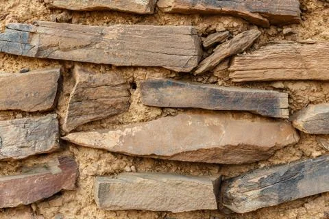 Old stone wall. Stock Photos