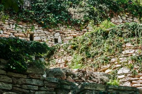 Old stone wall Stock Photos