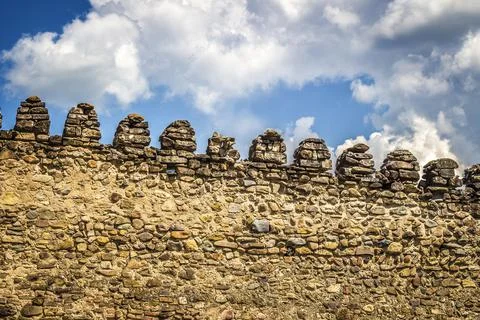 An old stone wall Stock Photos