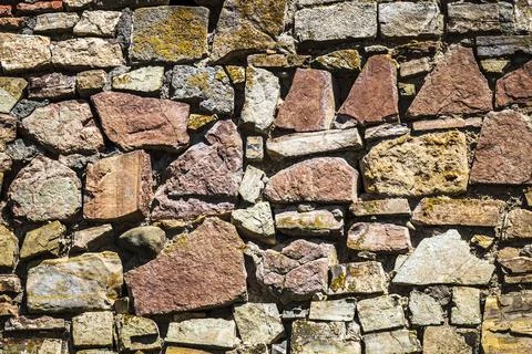 An old stone wall Stock Photos