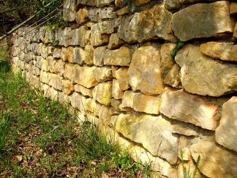 Old Stone Wall Stock Photos