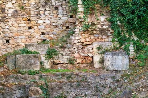 Old stone wall Foto stock