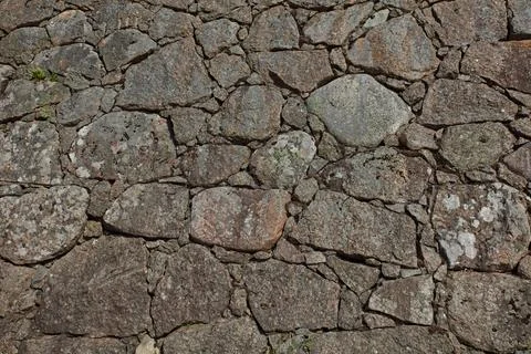 Old stone wall. Foto stock