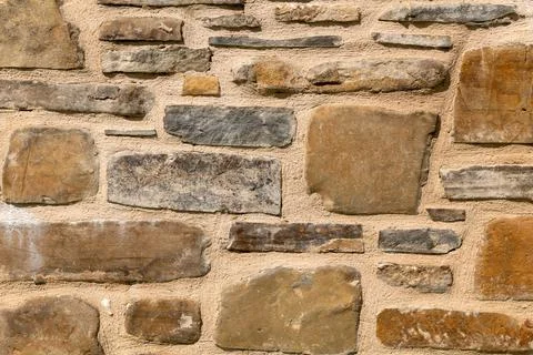 Old Stone Wall, Stone Pattern Background Texture Stock Photos