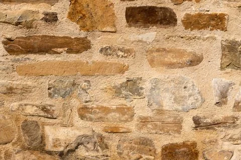 Old Stone Wall, Stone Pattern Background Texture Stock Photos
