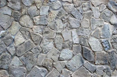 Old Stone Wall Surface Texture Background Stock Photos