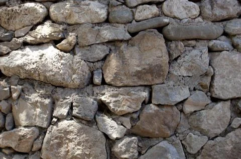 Old Stone Wall Surface Texture Background Stock Photos