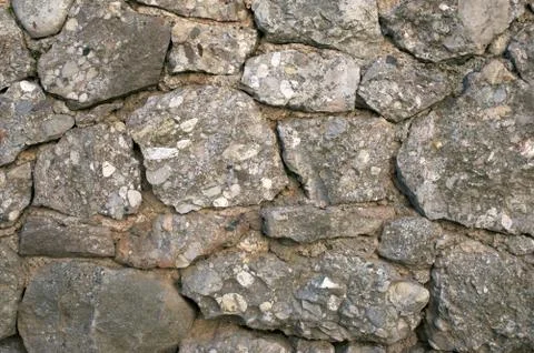 Old Stone Wall Surface Texture Background Stock Photos