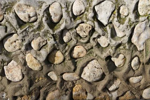 Old stone wall texture background Stock Photos