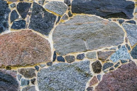Old Stone Wall Texture Background. Stone Wall as a Background, Banner, Backdrop Stock Photos