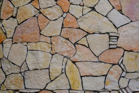 Old stone wall for texture or background Stock Photos